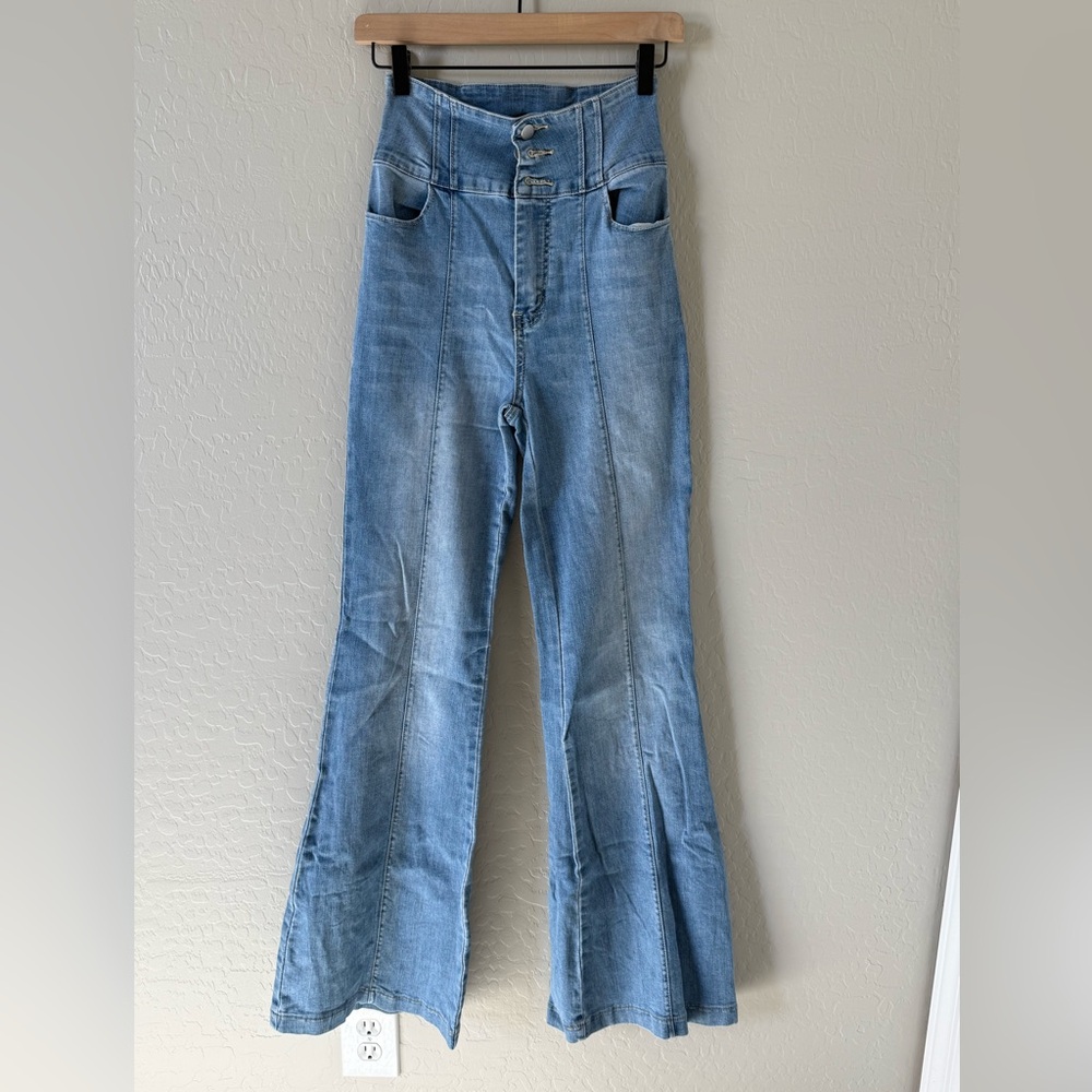 Women's Denim by Jealous Tomato Bell Bottom - Small - Picture 3 of 7